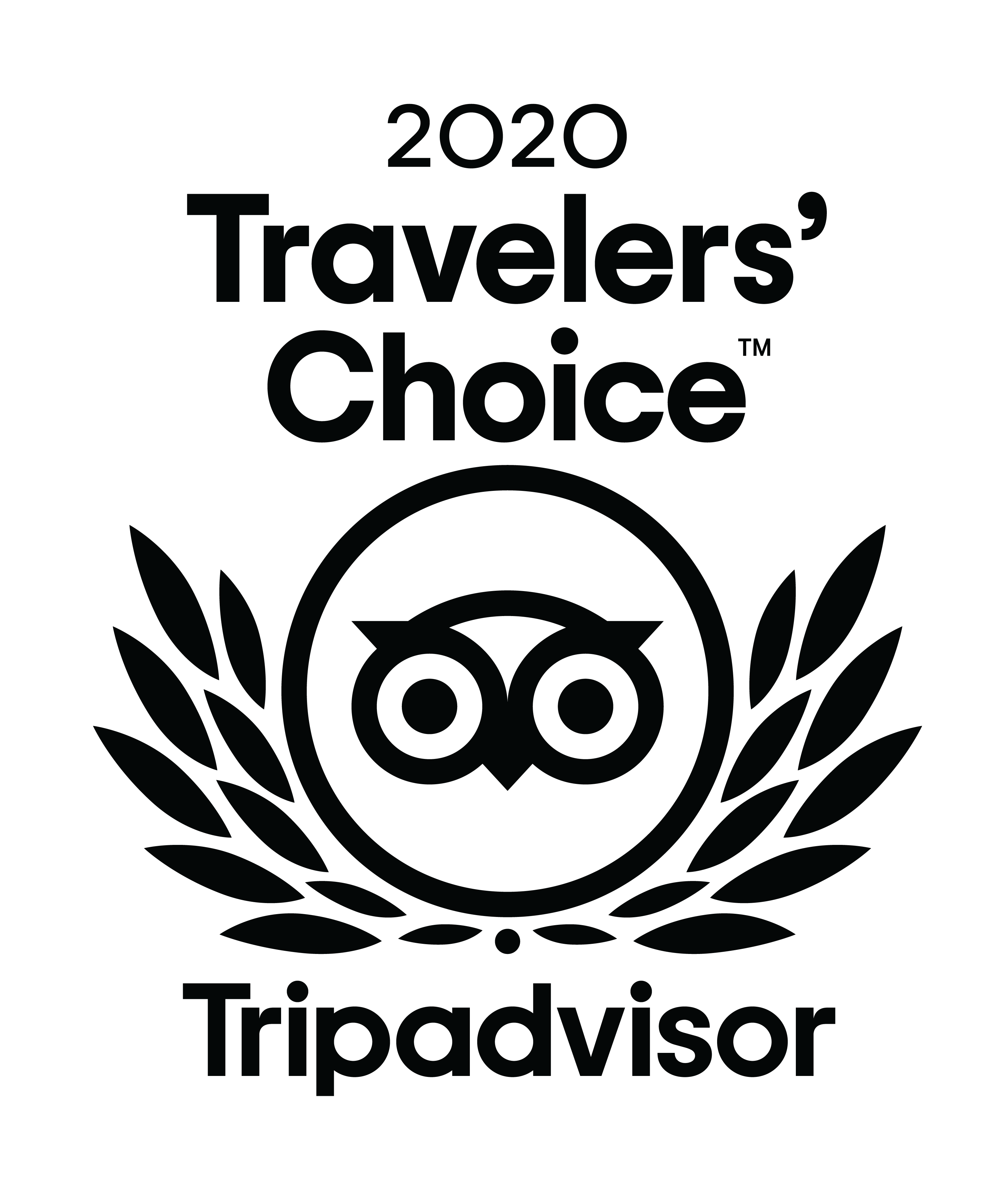 2020 Trip Advisor Travellers Choice Award